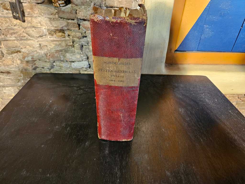 Antikes Buch Generalstaaten 1881-1882