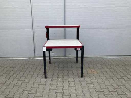 werkbank met handmatige hoogteverstelling