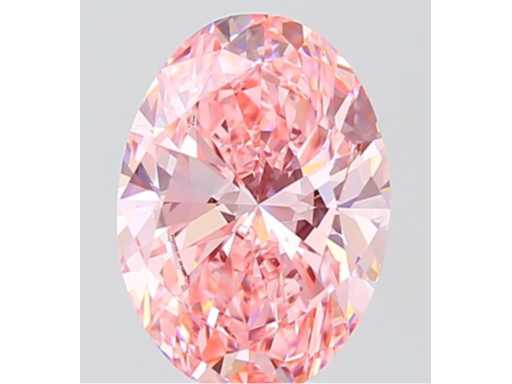 Diamant cu tăietură ovală, certificat 3,01 carate