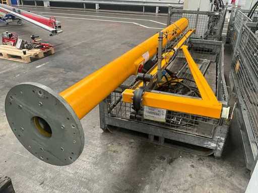 Heavy Column/Swing Arm Crane Pole SKP with Chain Hoist DEMAG