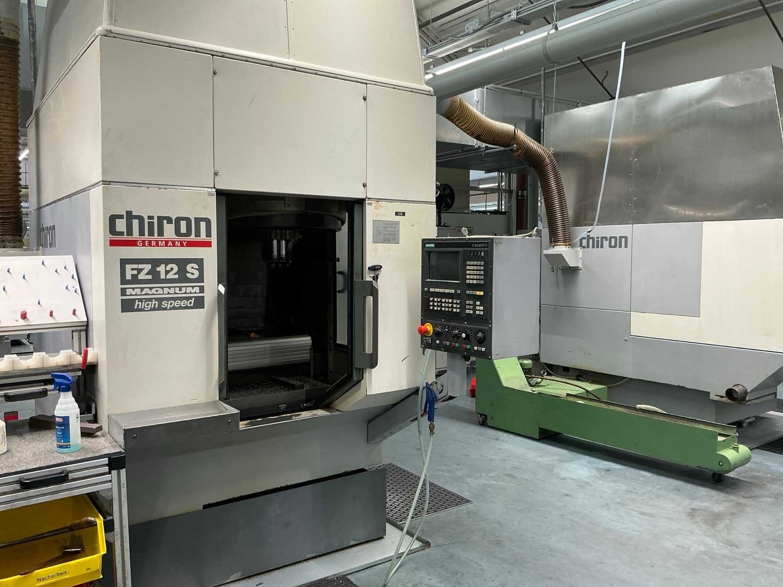 CHIRON FZ 12 S CNC Vertical Machining Center with 4th Axis