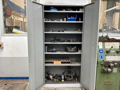 Armadio per porta in acciaio con cerniera e accessori per la lavorazione dei metalli