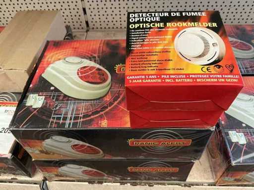 Panic Alert + Garvan GS-166 2 x Alarm System + 2x Smoke Detector (4x)