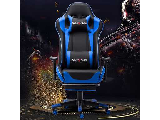 Chaise de Jeu, Siège de Course Ergonomique à Dossier Haut de Grande
