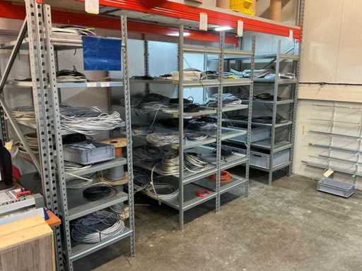 Galvanized shelving