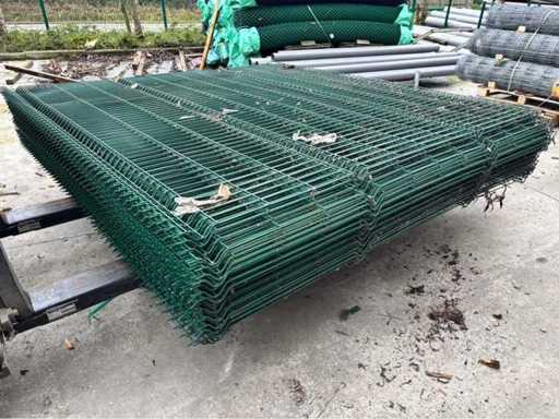 Un set european de panouri 3D de 5mm, cu stâlpi și fixări