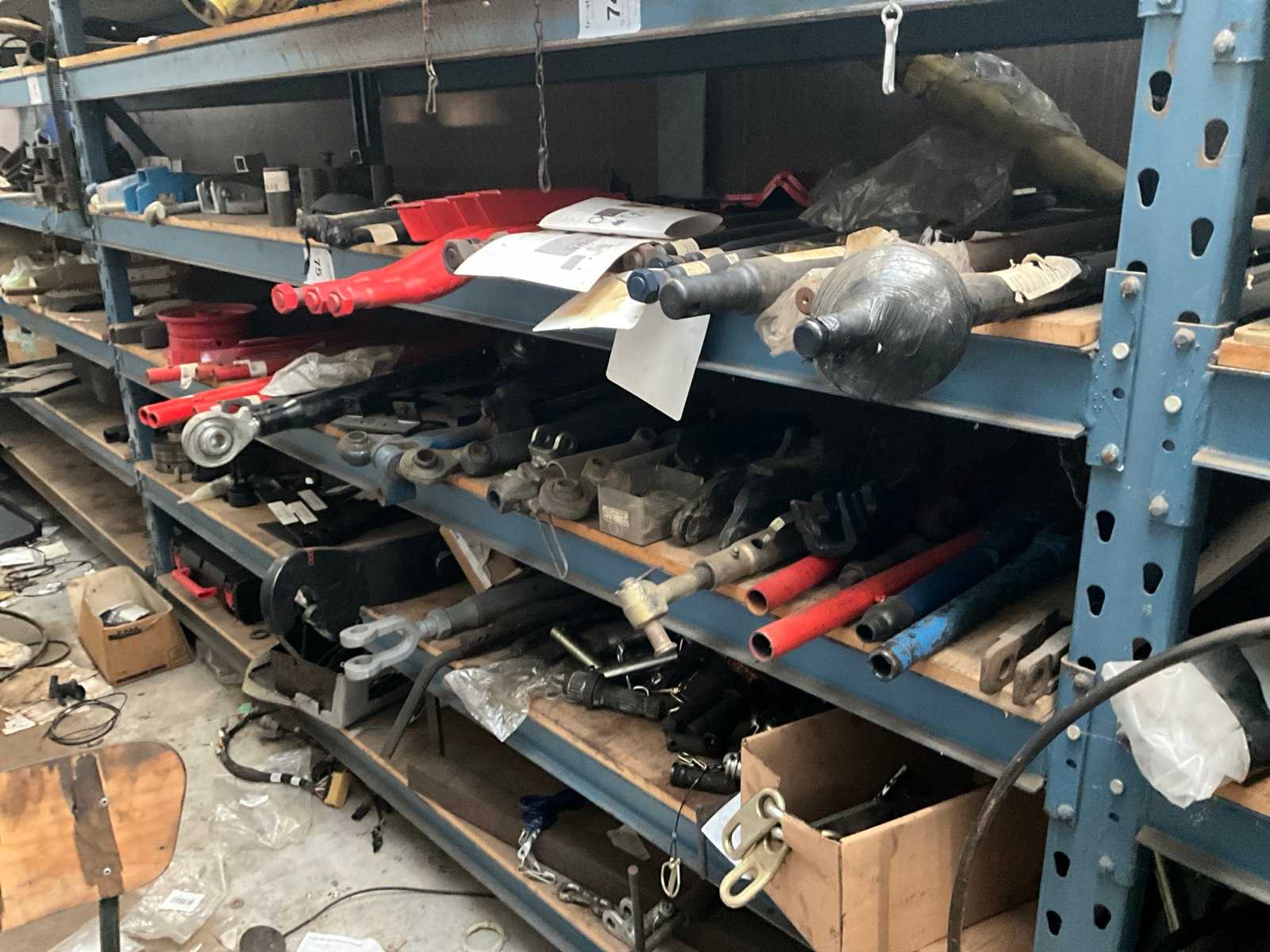 Large batch of agro machine parts