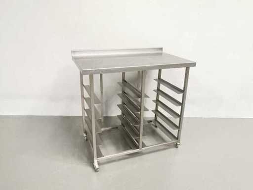 PROFFIL - Acier - Table de travail en acier inoxydable