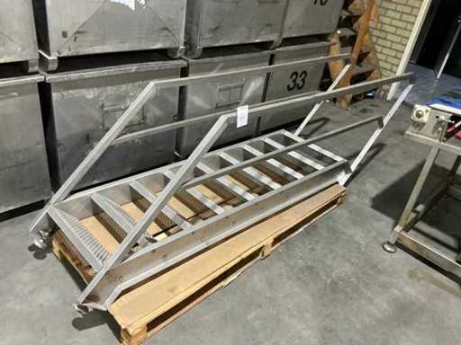 Escalier en acier inoxydable