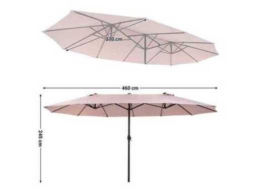 ZIIGO - LY17-1TA - Dubbele parasol