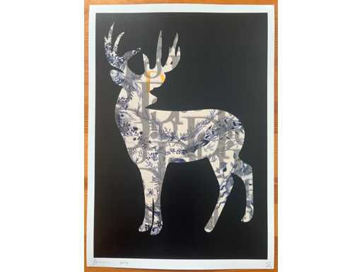 MORTE NYC: Floral Dior Deer 59/100