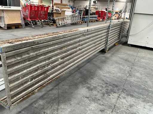 Alu scaffolding gangway 650 cm