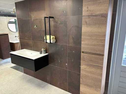 Ensemble de lavabo de salle d’exposition