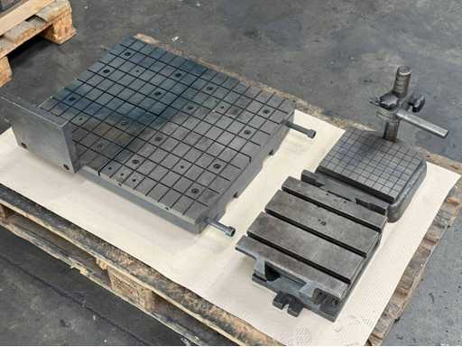   Measuring table + clamping plates 