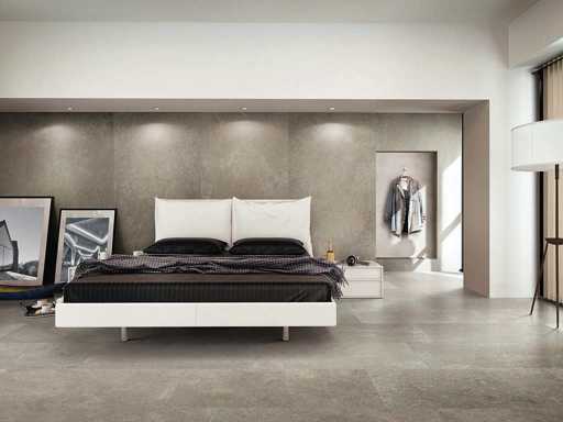 Vloertegel 70,4m² Stone Greige 80x80cm gerectificeerd