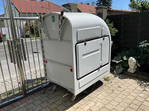 Przyczepa kempingowa rowerowa Bike-Camping z szeroką ścieżką