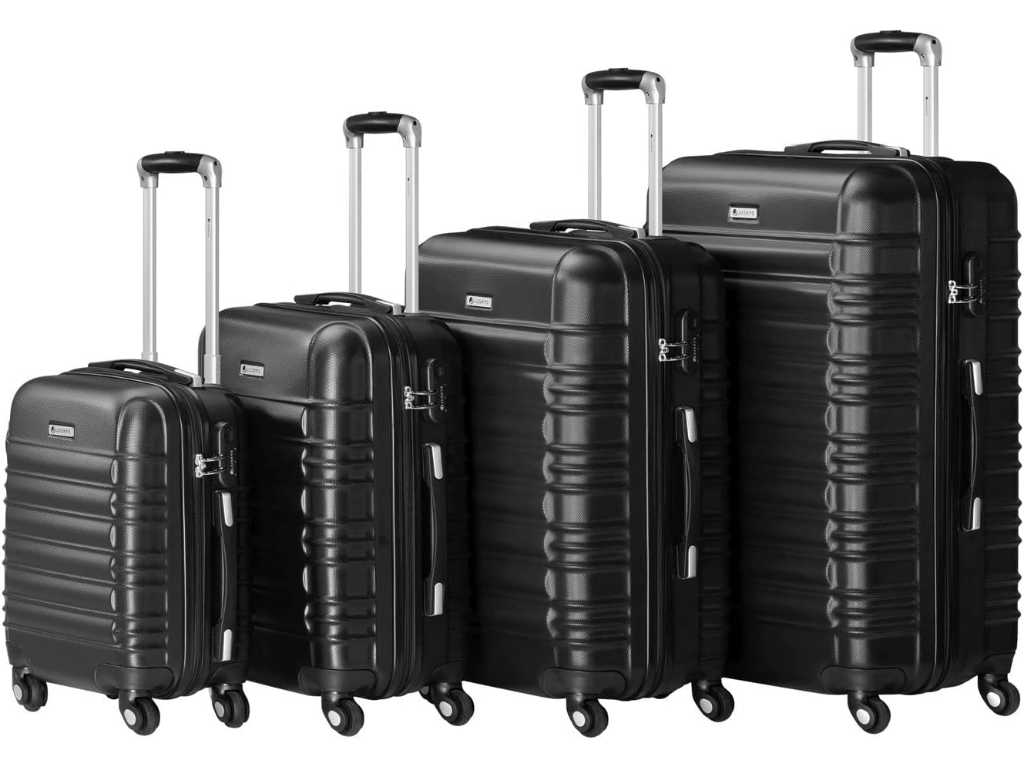 Ensemble de valises rigides, valise de voyage, 4 pièces