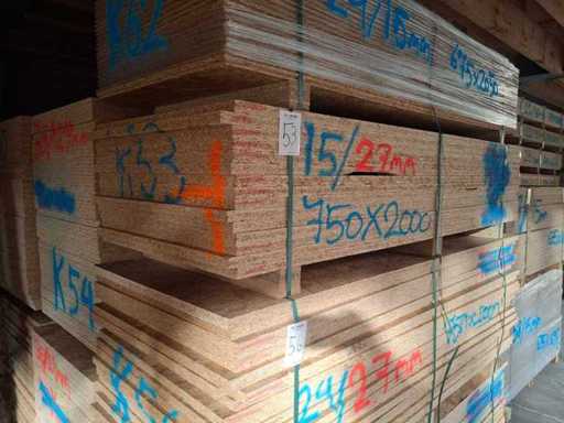 Fogli OSB 27mm 750x2000mm (15x)
