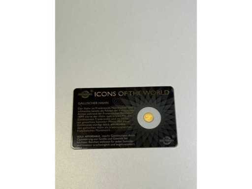 .9999 Fine Gold 1/200 Ounce – "Galijski Kogut" Ikony Świata – limitowane 20 000 sztuk