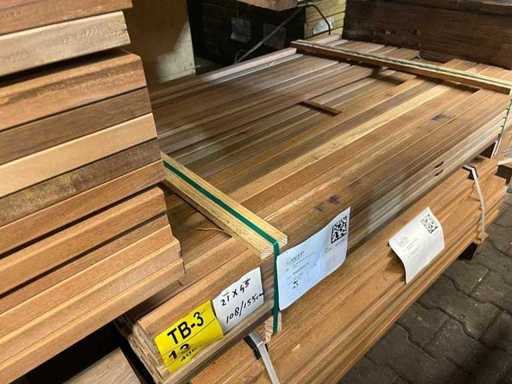 Ipé Country Grade – Hobelplanke – 1550x45x21mm (103x)