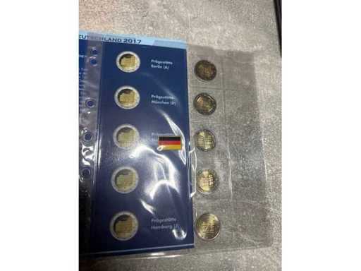 5x2€ Serie deutschland 2€ Rheinland-Pfalz