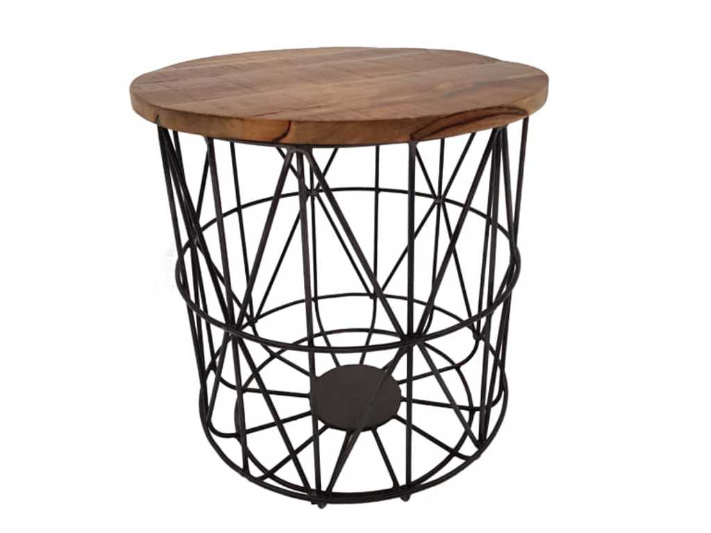 THANE side table in solid wood