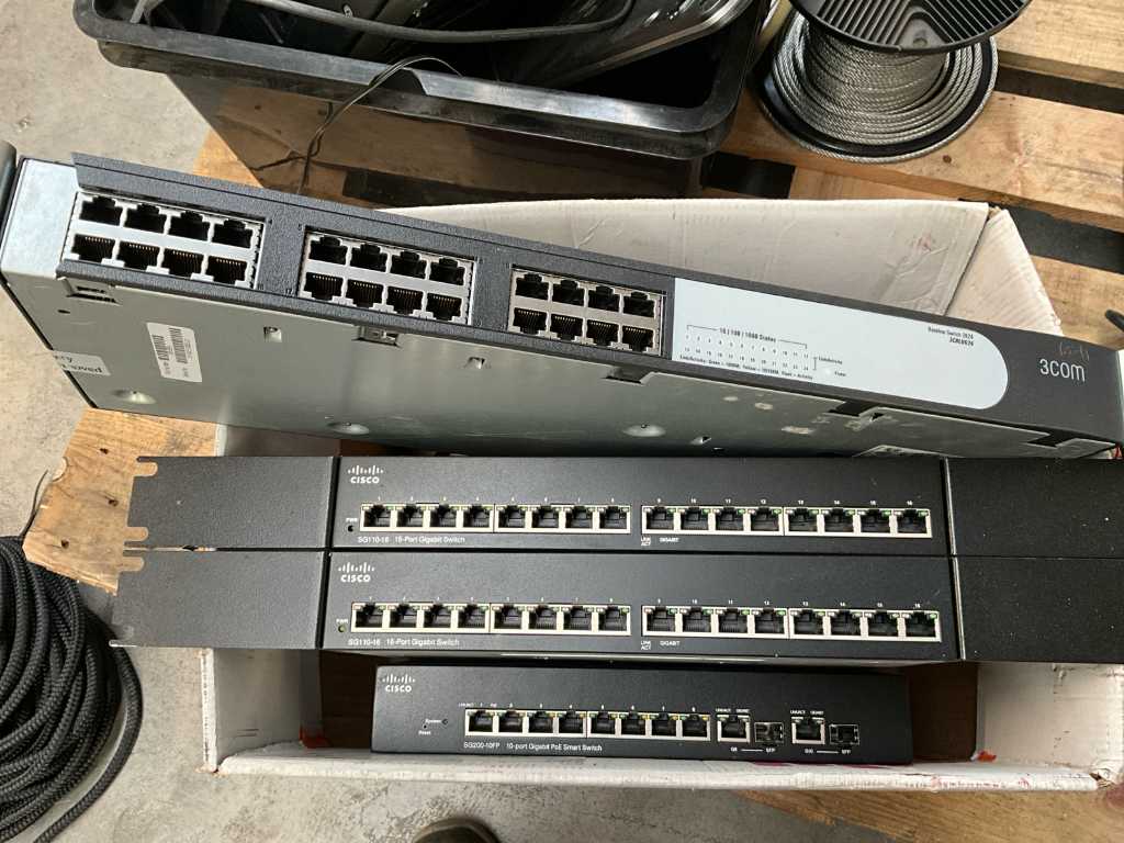 4 various network switches