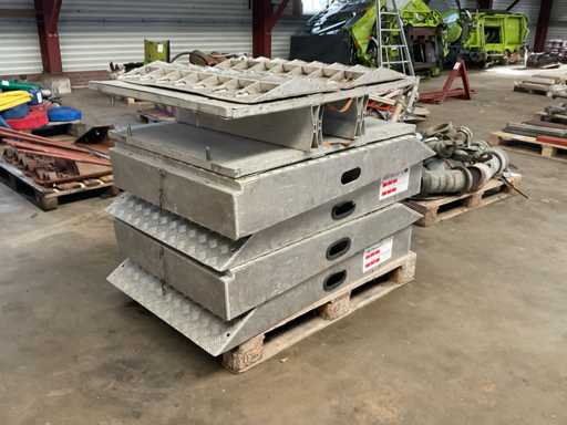 Pont à tuyau en aluminium de 6"