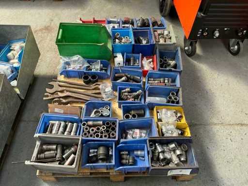 Batch of various socket wrenches