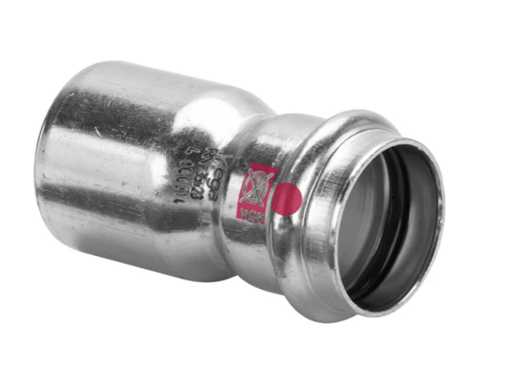 Viega - 28x15 - Verzinkte Stahlpresskupplung (75x)