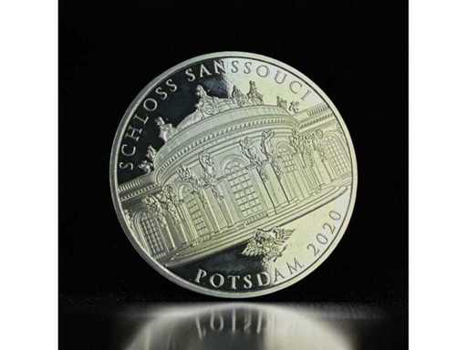 Sanssouci Paleis Potsdam 2000 Herdenkingsmedaille 40 mm Brandenburg Gratis EU-verzending