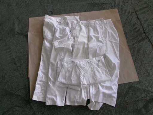 Pants mix, white, as good as new/used (R11) (71x)