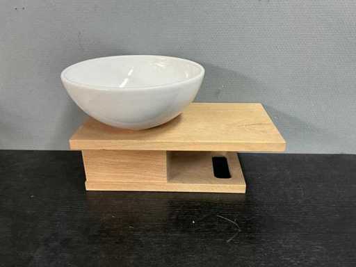 Okrągła fontanna Luca sanitary