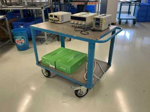 Lagerwagen mit Inhalt