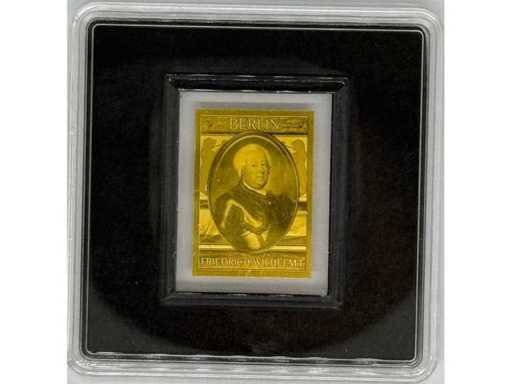 Goud 999 (1/500 oz) – Tokelau 1 Dollar – Salvator Mundi – Masterpieces Gold Coin Bar (2023)