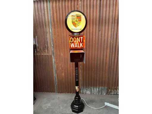 Feu rouge américain walk & don’t walk restauré - Other home accessories