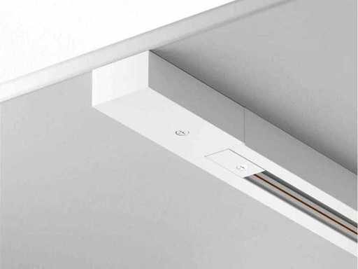 40 x Track 1-Phase 100 matt weiß