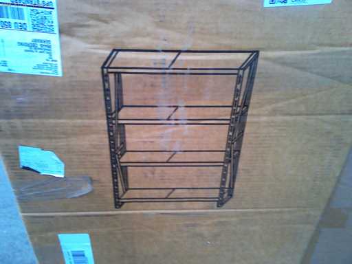 Etagère - Rack jaune et noir 