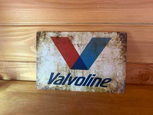 Metalen reclame bord