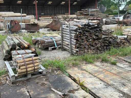 Various round poles