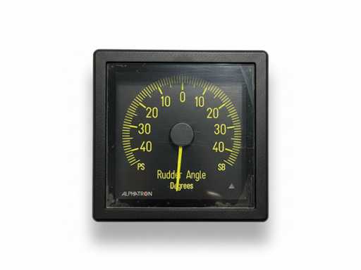 Indicateur d’angle de gouvernail Deif Alphatron XL96 Tagefa 45-0-45