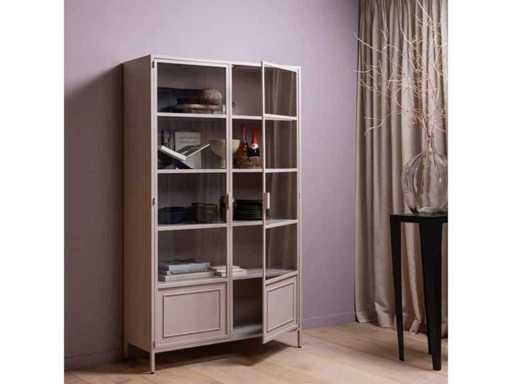 Woood Ronja display cabinet XL metal soft pink