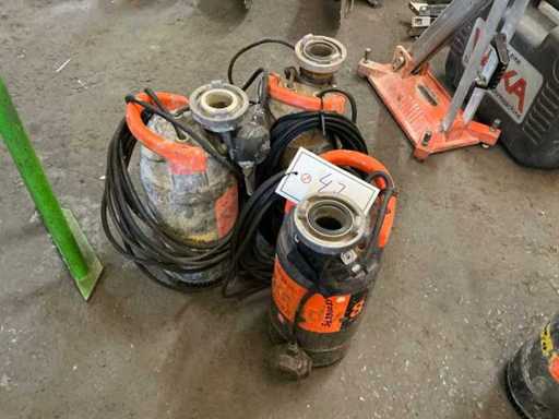Pompe à eau sale FLYGT Ready 8 (3x)