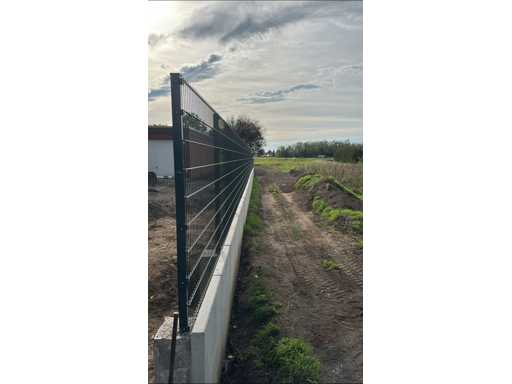 Gard cu plas? dubl? - 75 metri de alergare, 6/5/6 mm În?l?ime: 1,23 m