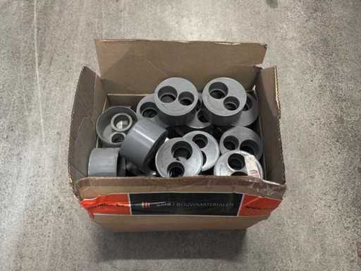 Partij pvc hulpstuk