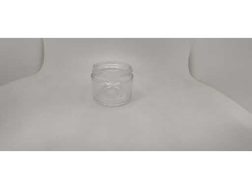 Barattolo di pomata 50ml cristallino F90 senza coperchio (circa 500 pezzi).