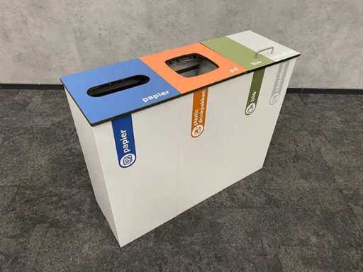 stalen sorteerprullenbak