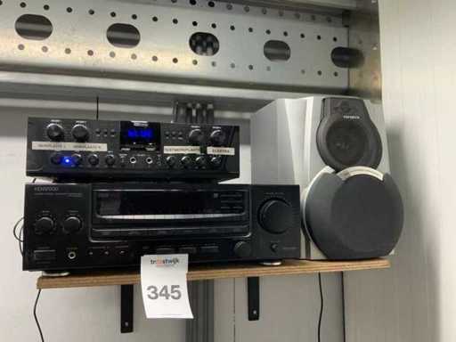 , récepteur Kenwood et amplificateur