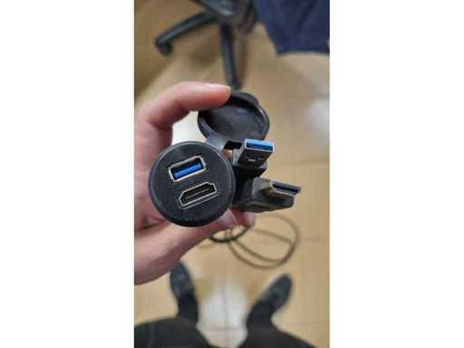 USB 3.0 Type-A & HDMI Extension Cable 2m (8x)
