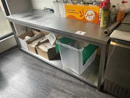 Stainless steel work table